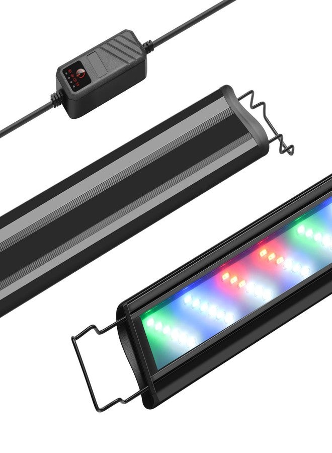 FEDOUR Aquarium LED Light, Full Spectrum Aquarium Plant Light with Timer, Extendable Metal Brackets, for Fish and Plant Tank (16-24 inch) - Image 1